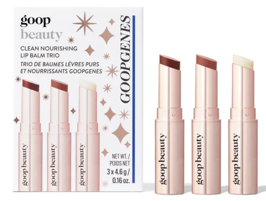 Goop genes lip trio.