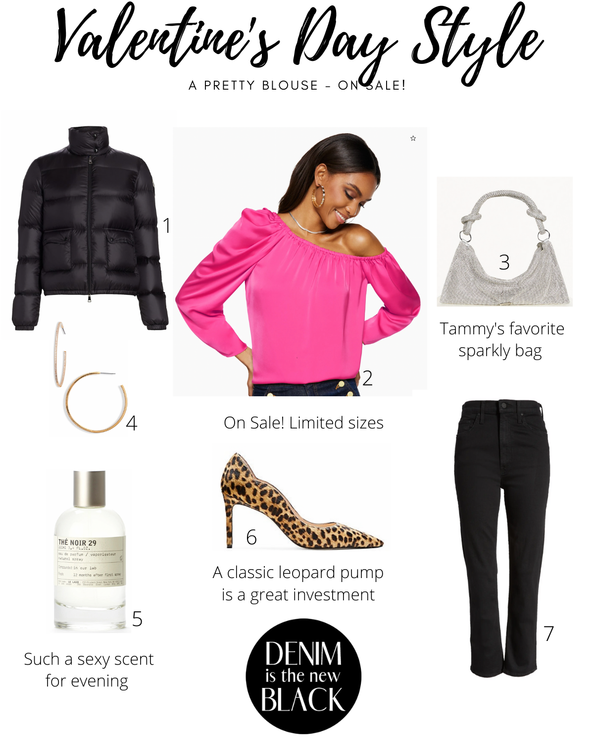 What to wear on Valentine's Day? Hot Pink style collage