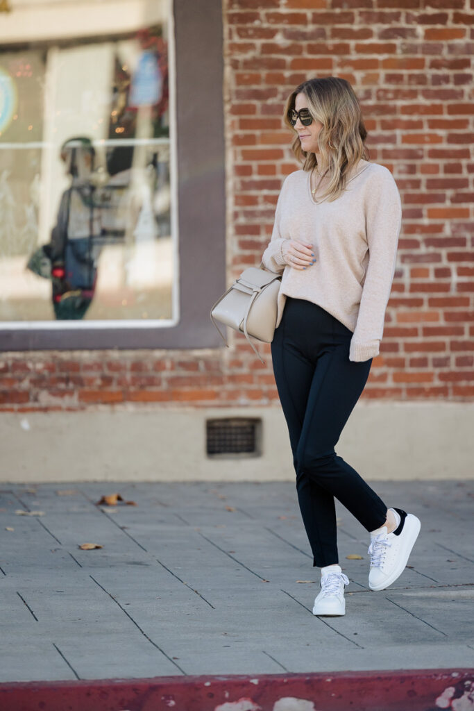 ATM Ponte Pants + ATM Recycled Cashmere Sweater