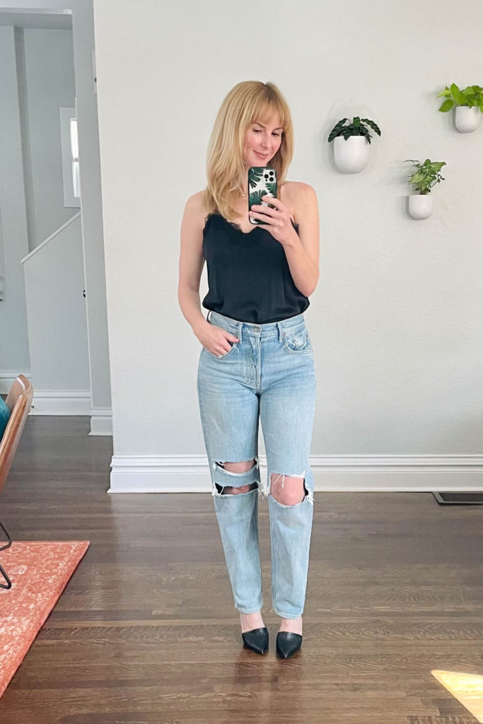 The best jeans for summer are the GRLFRND Isabeli jeans.