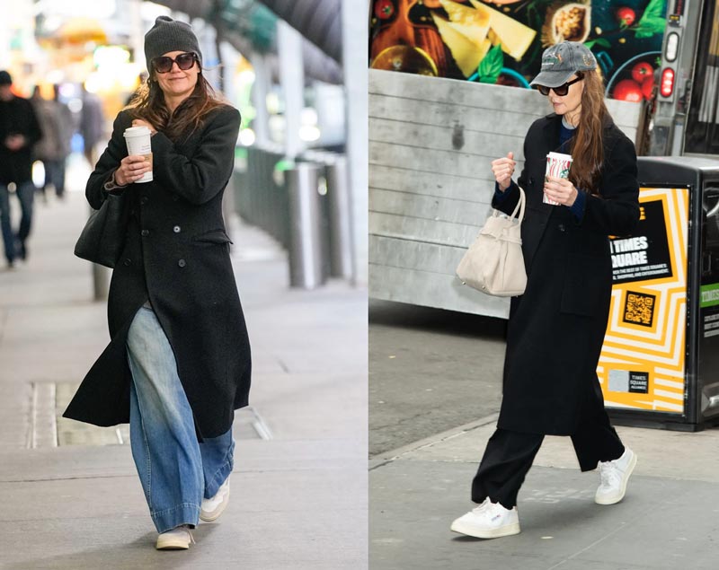 Katie Holmes Autry Sneakers @getty images