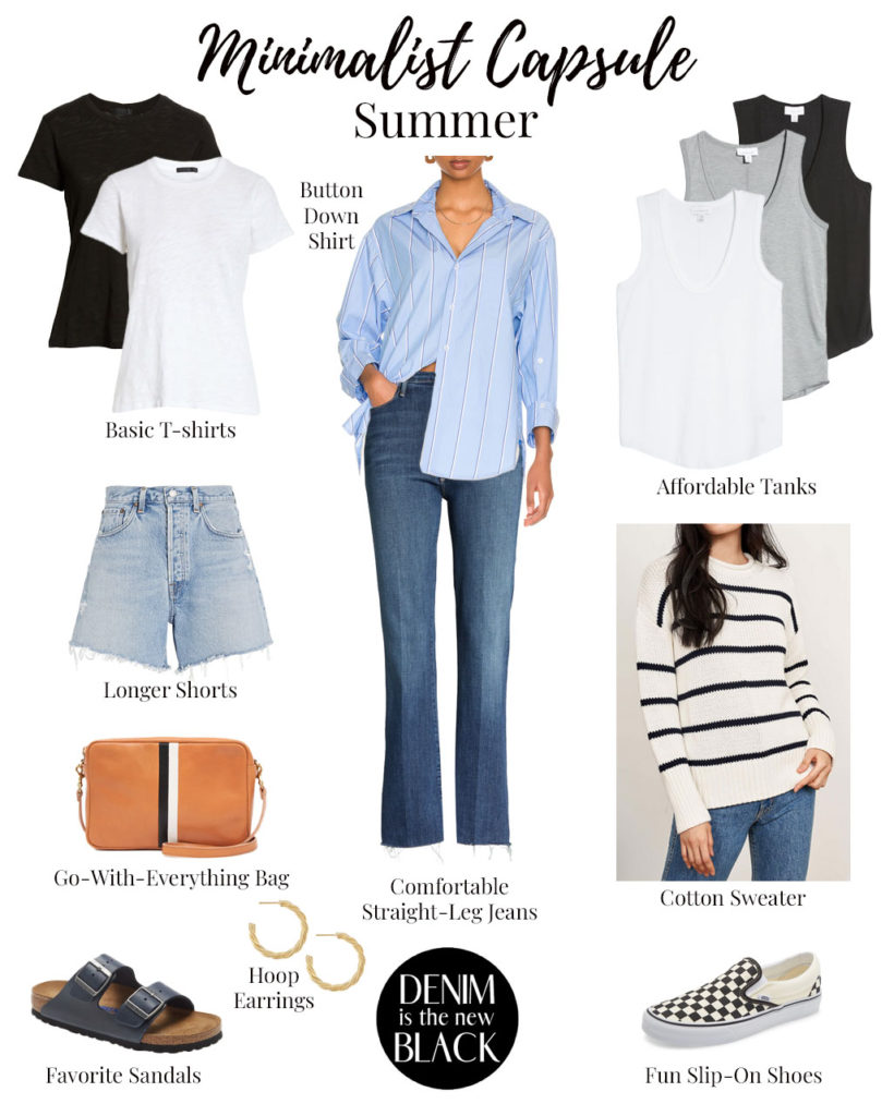 Minimalist Capsule Wardrobe List - Summer Edition