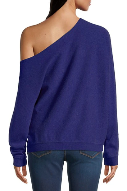 Minnie Rose Off the Shoulder Sweater