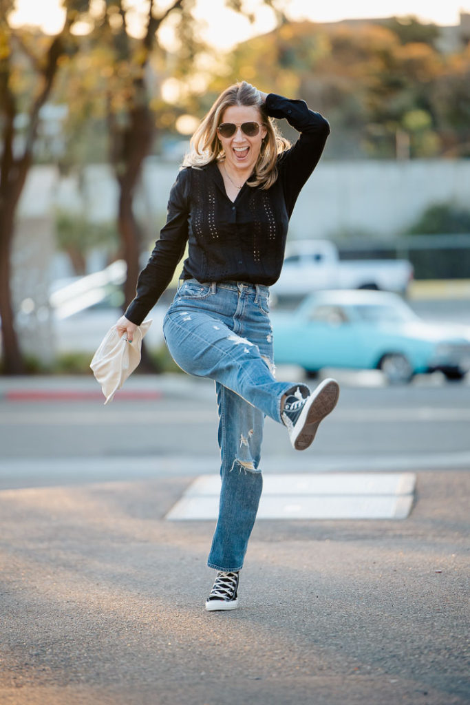 How To Style Black Converse - 7 Perfect Tips - Denim Is the New Black