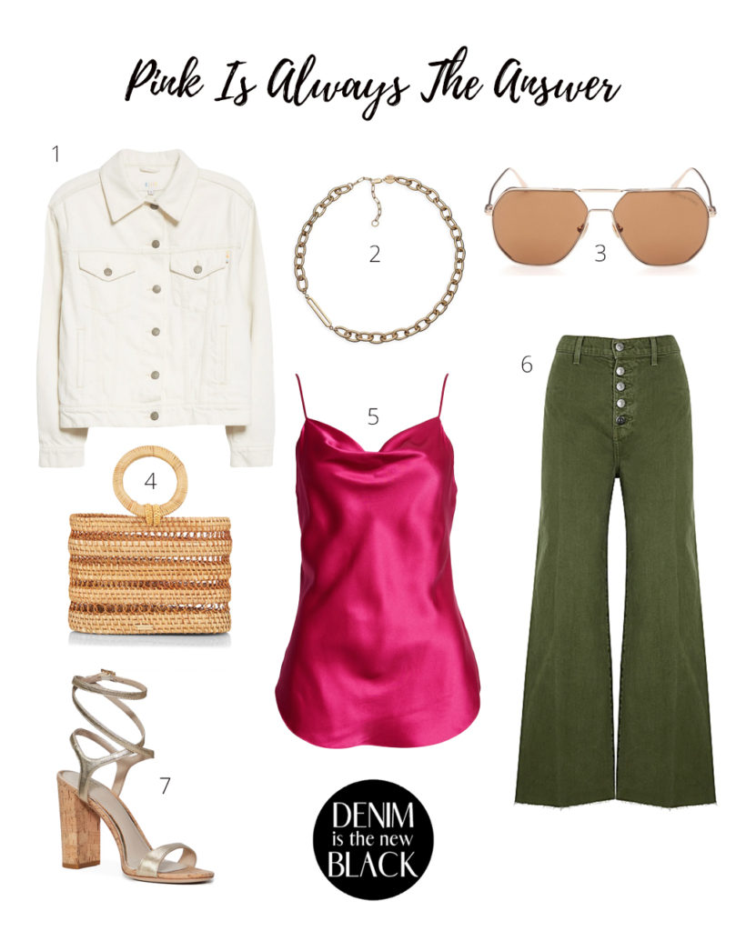 Olive Green Pants Outfit - Pink Is Always the Answer