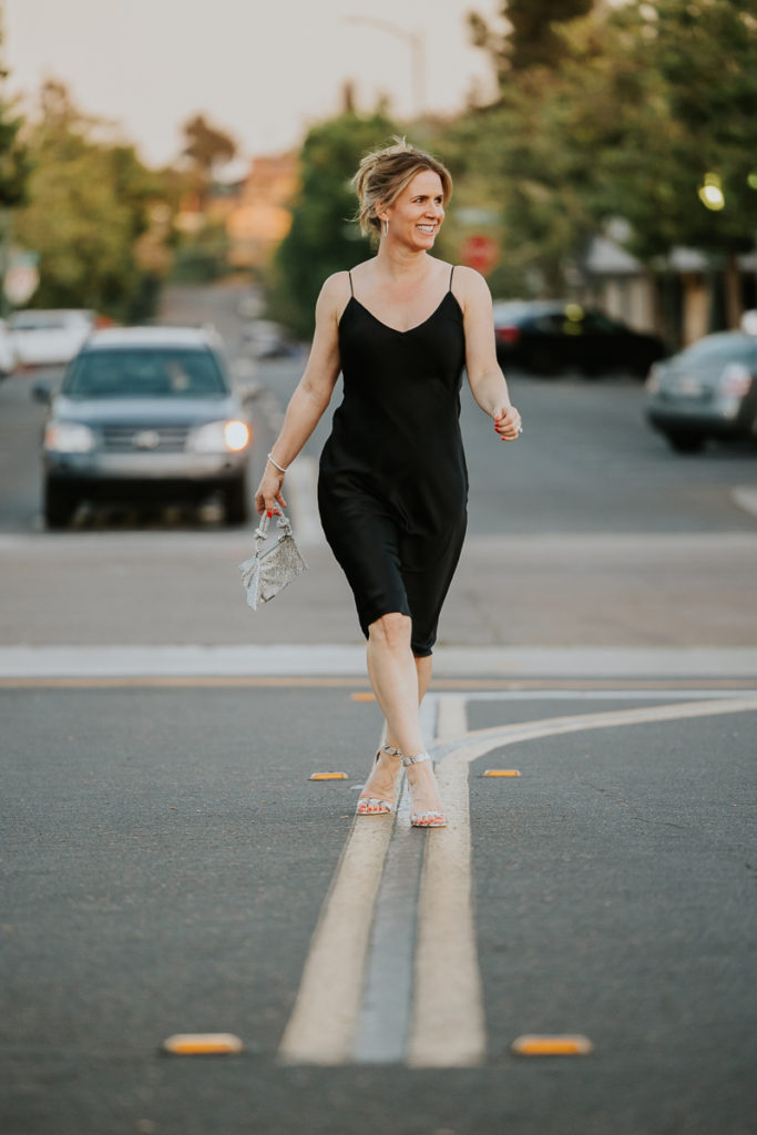 How To Style A Slip Dress For Evening - L'Agence Jodie
