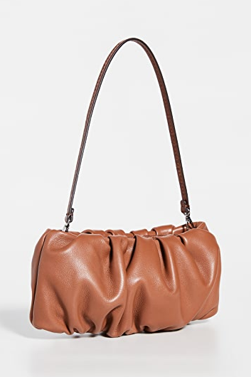 CLARE V Angular pouch clutch Leather Color block clutch designer summer bag