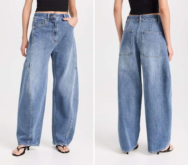 Tibi Classic Wash Sid Jeans