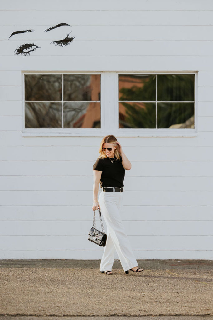 What To Wear With White Jeans On A Night Out