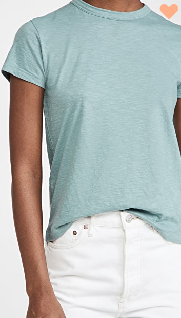 Vince Relaxed Tee in Celadon
