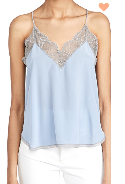 Zadig Christy Camisole in blue.